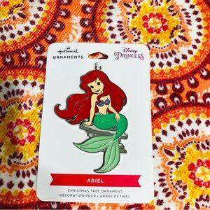 Disney Princes Ariel metal Christmas tree Ornaments  red green